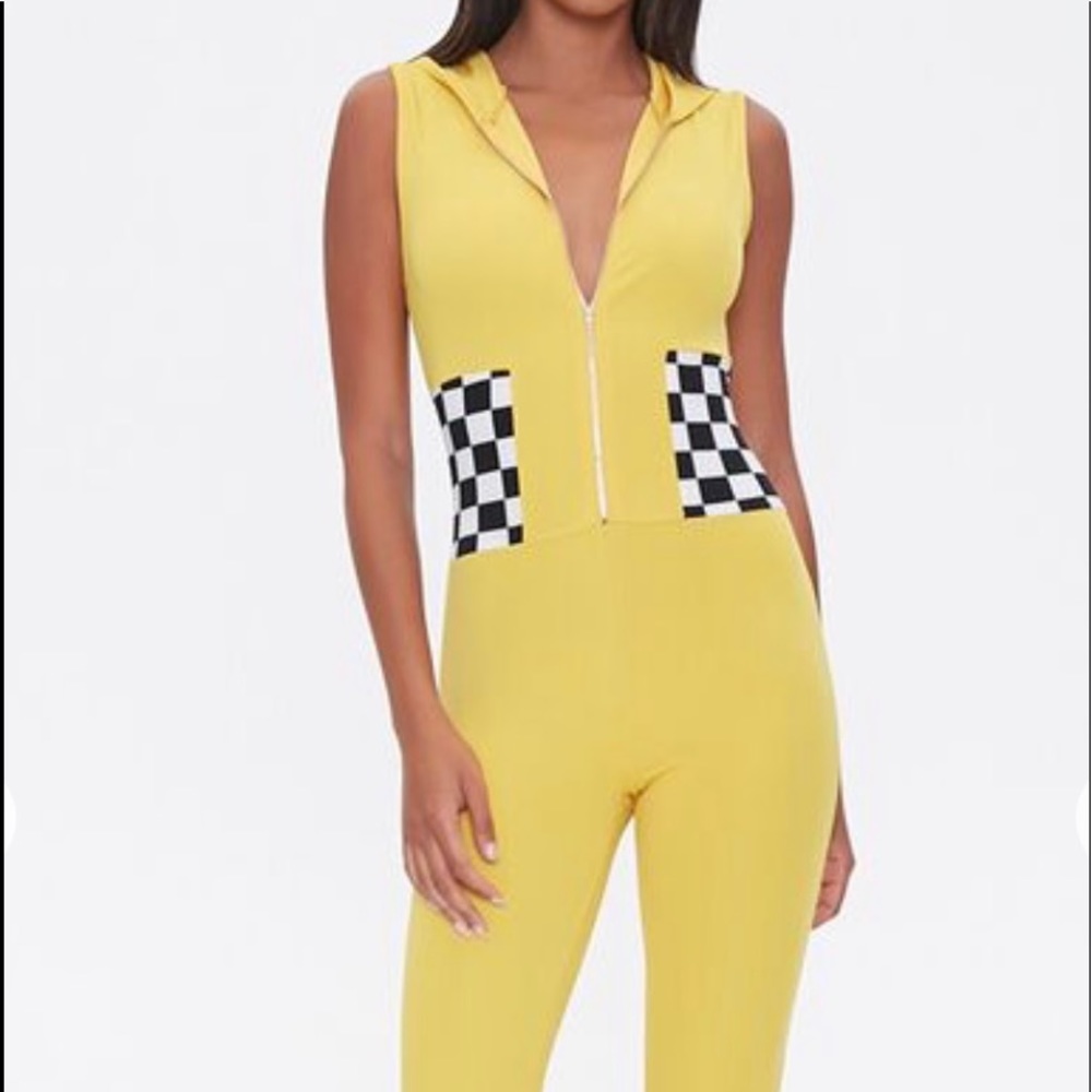 NWT FOREVER 21 Sexy Hooded Jumpsuit, M
